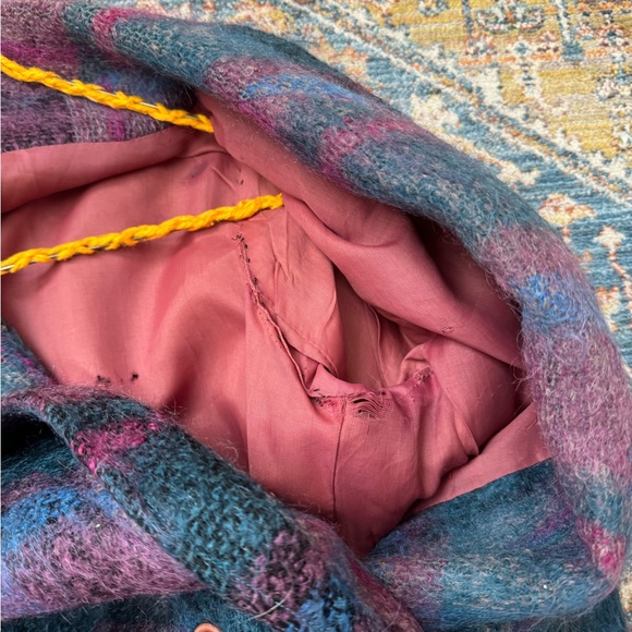 Vintage Plaid Wool Blazer - Picture 3 of 7